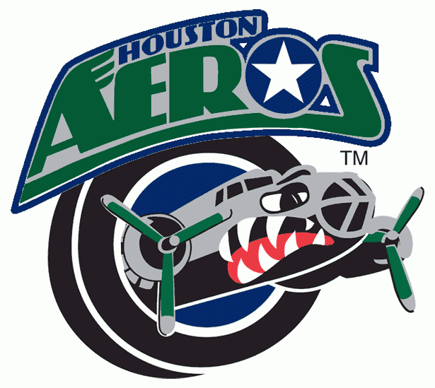Houston Aeros 1994 95-2000 01 Primary Logo iron on heat transfer